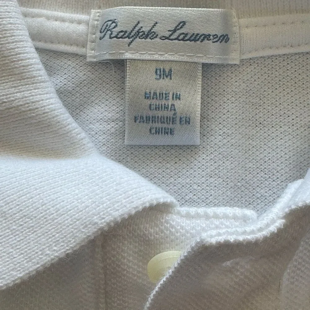 RALPH LAUREN BOYS PICQUE POLO SHIRT